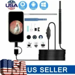 HD Ear Endoscope Otoscope LED Camera Tool Cleaning Wax Pick Cleaner Removal Kit