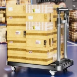 Small pallet folding household portable pallet handling trailer trolley luggage trolley trolley Luggage carts