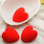 Latex Free Beauty Heart Shape Makeup Sponges Cosmetic Blender Hydrophilic 3D Makeup Blending Sponge
