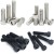 Import High Quality Fastener M6*20 Din7984 Stainless Plastic Bolt With Low Head Hexagon Socket Head Screws from China