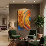Colorful Abstract Oil Painting Contemporary Wall Art