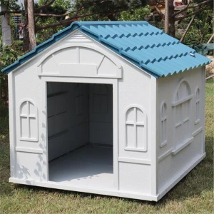 Outdoor rainproof and sunscreen dog shed plastic kennel pet kennel