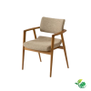 Comfortable Teak Armchair Cushioned