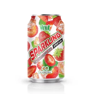 330ml Strawberry Juice With Sparkling VINUT Hot Selling Free Sample, Private Label, Wholesale Suppliers (OEM, ODM)