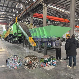 Large Scale Garbage Crushing and Sorting Center Urban Solid Waste Sorting Line Industrial Waste Screening EPC