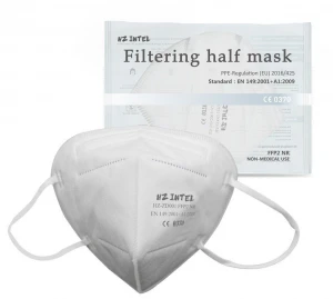 Respirator winter elastic nose operation manufacturer branding white mask protective ffp2