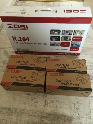 ZOSI H.265+ 8MP 8CH DVR Ultra HD 4K 100ft Outdoor Security Camera System 2TB HDD