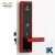Import Electronic handle door lock BABA-8311 swipe card code hotel smart door lock from South Korea