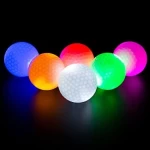 LED glowing golf ball
