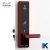 Import Electronic handle door lock BABA-8311 swipe card code hotel smart door lock from South Korea