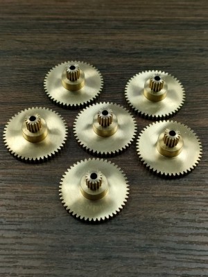 Tin bronze double spur gear
