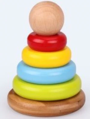 2020 WOODEN EDUCATIONAL PRESCHOOL RINGS TOY WOODEN RAINBOW STACKER TODDLER LEARNING TOYS INITIATION TOY CHRISTMAS GIFT