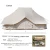 Import Amazon Hot Selling Dome Luxury Safari Yurt Fishing Mosquito Net Glamping Tent House Tent from China