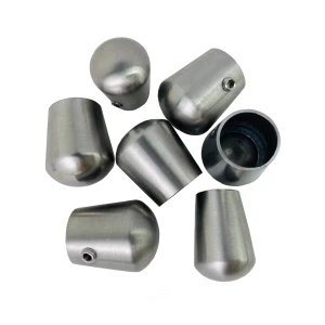 Low Price Hollow End Cap Holder Tube Anti-vandal Plug For Stainless Steel Handrail Pipe 50.8mm