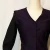 'Blouse Variable' - Women blouse with removable and interchangeable sleeves (silk / cotton, blue, black, purple)