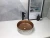 Import Wholesale price Round Golden Plated Luxury Ceramic Sanitary Wares Table Counter Top Bathroom Sink Art Basin from China