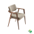 Import Comfortable Teak Armchair Cushioned from Indonesia