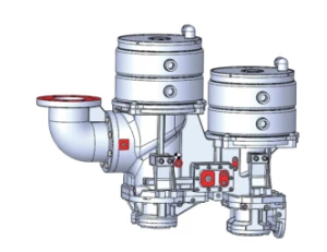 Two-Stage Oil-Cooled Screw Compressor with Permanent Magnet Driver | High Efficiency & Reliability