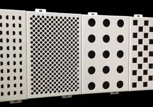Aluminum Perforated Plates Mill Finish and Powder Coated