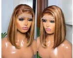Natural Texture 100 Percent Lace Closure Human Hair Wigs Supplier