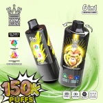 6 in 1 vaper 150k puffs wholesale disposable vape puff bar