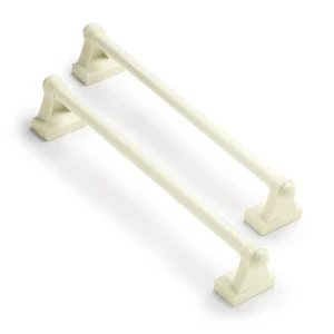Sash Magnetic Café Rods, White,  extends from 8.75-inch to 15.75-Inch