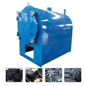 Raw wood carbonization kiln, coconut shell rice husk carbonization equipment, sugarcane bagasse carbonization furnace