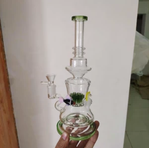 10 inch 14mm joint glass bong water pipes