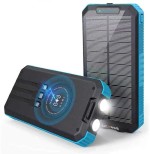 30000mah solar power bank with wireless charger
