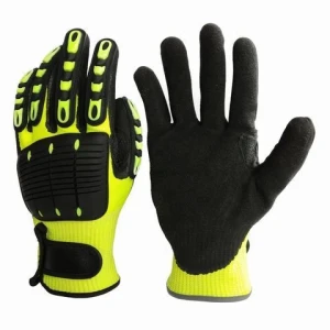 Anti-Vibration Heavy Duty Safety Work Gloves,Cut Resistant Safety Impact  Glove.