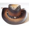 Leather Cow Boy Hats