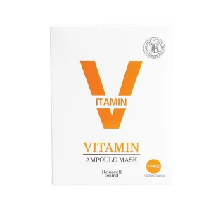 ISO22716 GMP best selling Korean Skin Care Whitening Facial Mask Sheet Rooicell Vitamin Ampoule Mask 25ml*10ea OEM Private Label