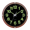15 Inch Modern Decorative Arabic Design Luminous Wall Clock Night Vision Clock