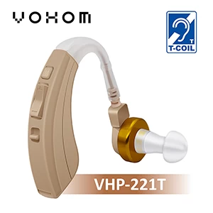 VHP-221T Digital Mini Aparelho Auditivo  T-coil Function Hearing Aids For Seniors BTE Hearing Aid