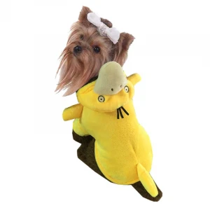 Small dog pet clothes pet pokemon costume Reachable duck