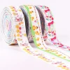1-1/2 inch grosgrain ribbon CMYK full color digital printing gift packing ribbon 3.8cm customized ribbon