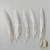 Import 10-12 inch Natural  White Silver Pheasant Tail Wholesale Pheasant Feathers party feather from China