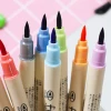 10 Colors Art Marker Soft Flexible Tip Watercolor Brush Marker for Coloring Book and Calligraphy