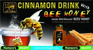 100% Ceylon Cinnamon Tea with Bees Honey ( Slimming Tea)