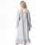 Import 100% Cotton Plain White Cotton Nightshirts Womens Long Sleeve Plain White Nightgown from China