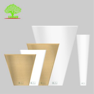 100% home compostable custom printed own logo green plant pot bag flower sleeves