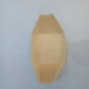 100% natural ,Eco-friendly biogradable wooden boat serving tray for Sushi
