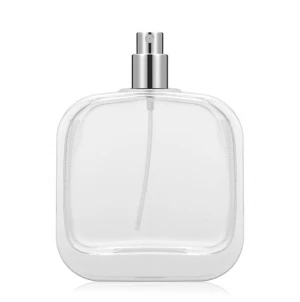 100ml Empty Square Transparent Perfume Bottle Perfume Spray Bottle