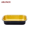 1050ml Disposable Food Use Aluminium Foil Takeaway Food Container With Lid Airline Food Trays