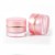 Import 10g Pink Acrylic Plastic Cosmetic Face Cream Jar with Lid from China