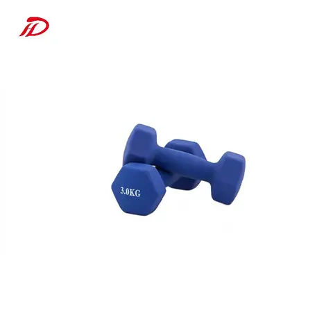 Buy 10kg Rubber Pvc Coated Black Neoprene Hex Dumbbell Commercial Gym ...