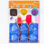 10pcs Silicone Bakeware Set Kids Baking Set Cake Mould Set