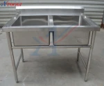 1200*600*800mm Stainless steel double bowl  kitchen sink