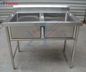 1200*600*800mm Stainless steel double bowl  kitchen sink