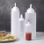 Import 120ml 240ml custom Food Grade salad bbq sauce bottle with yorker cap with red tip from China